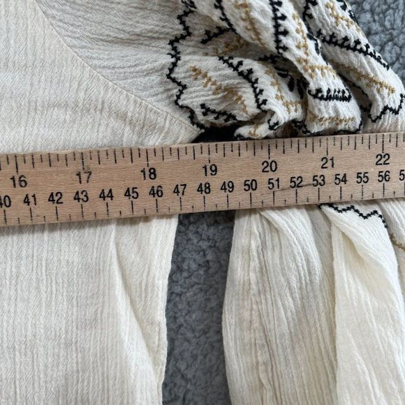 Madewell Embroidered Peasant Top Size XXS - Picture 8 of 16